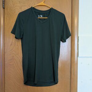 Barbell Mens small V-neck shirt